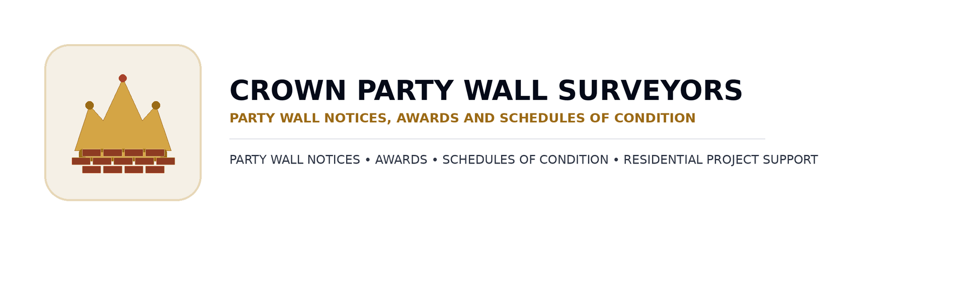 Crown Party Wall Surveyors logo